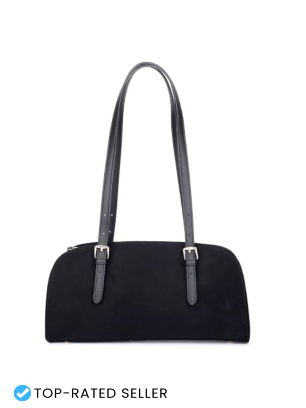 Faux Suede Shoulder Bag Y2K Top Handle Hobo Purse Roomy Adjustable